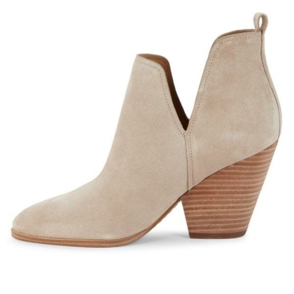 MARC FISHER LTD Tanilla Leather Cutout Ankle Boots NEW - Picture 4 of 5